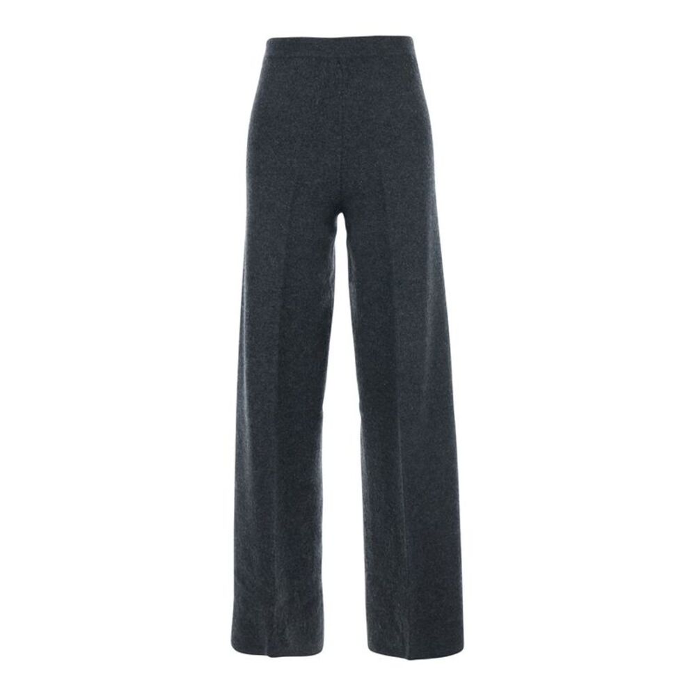 Semicouture Women Grey Trousers With Back Pocket In Stretch Wool Woman
